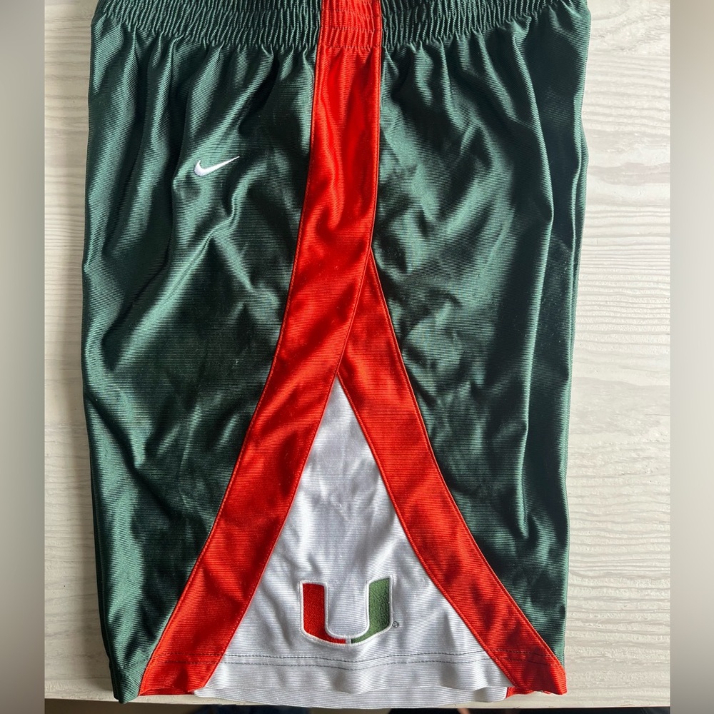 Miami Hurricanes Nike Basketball Shorts